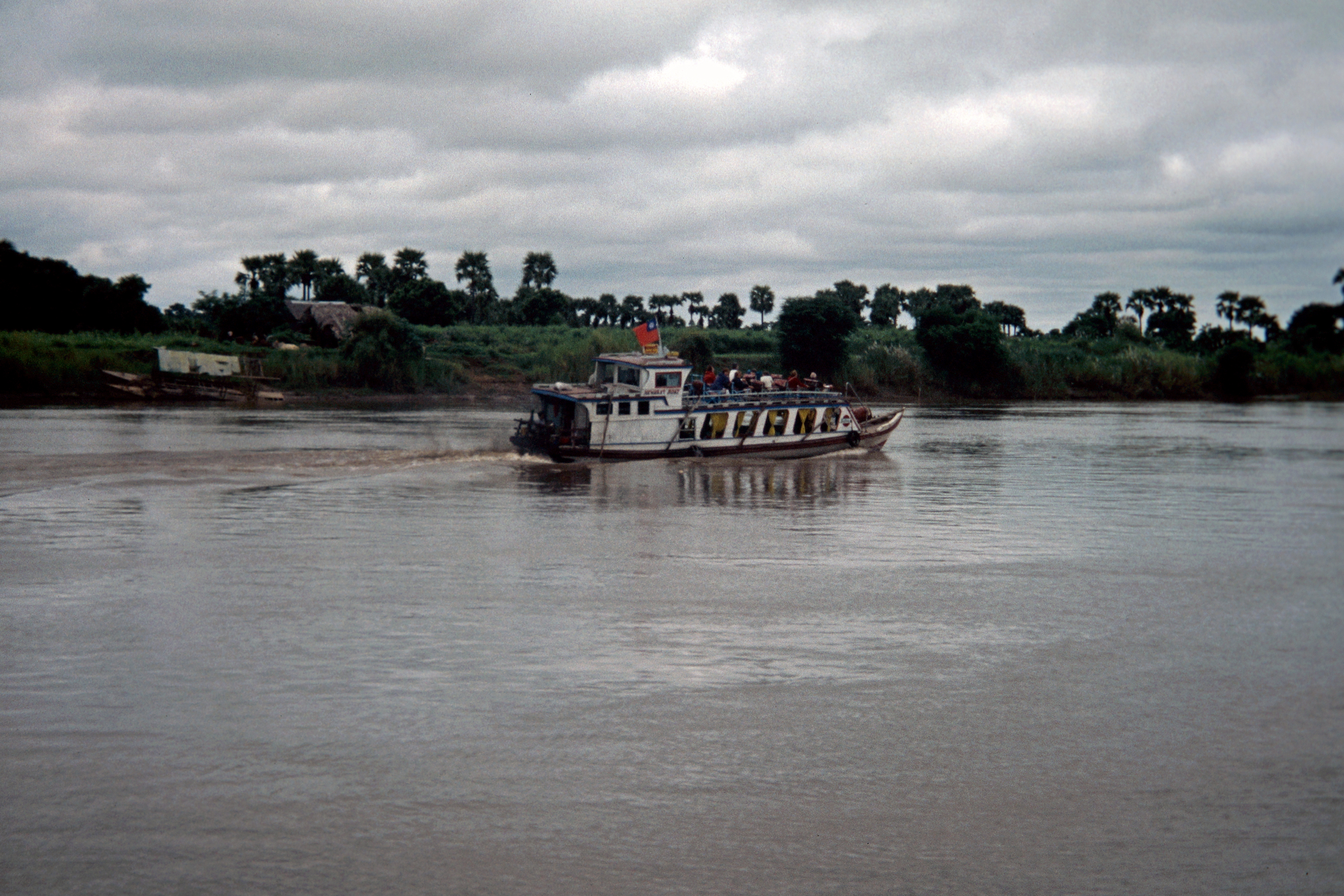 Bootsfahrt auf dem Ayeyarwaddy River