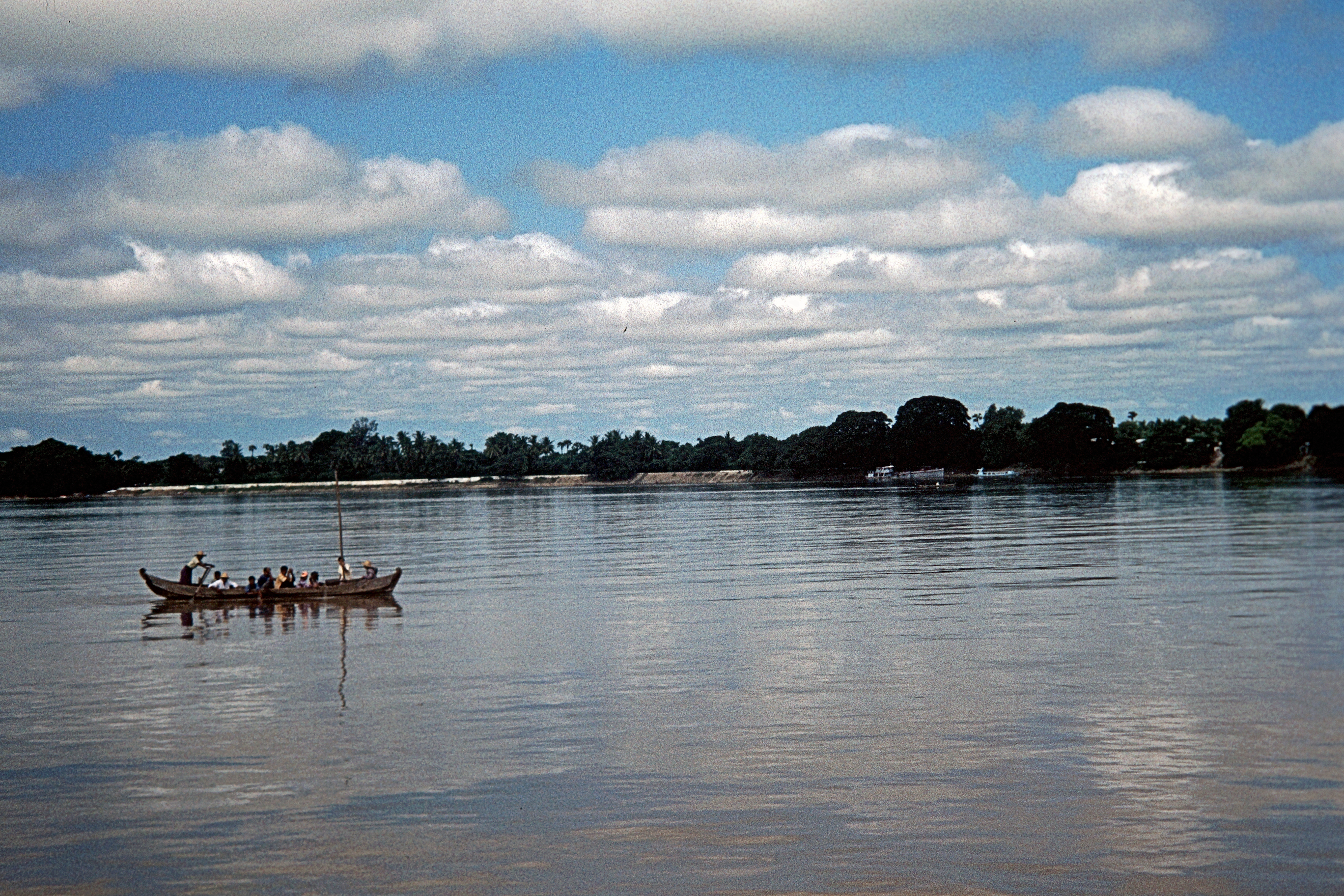 Bootsfahrt auf dem Ayeyarwaddy River