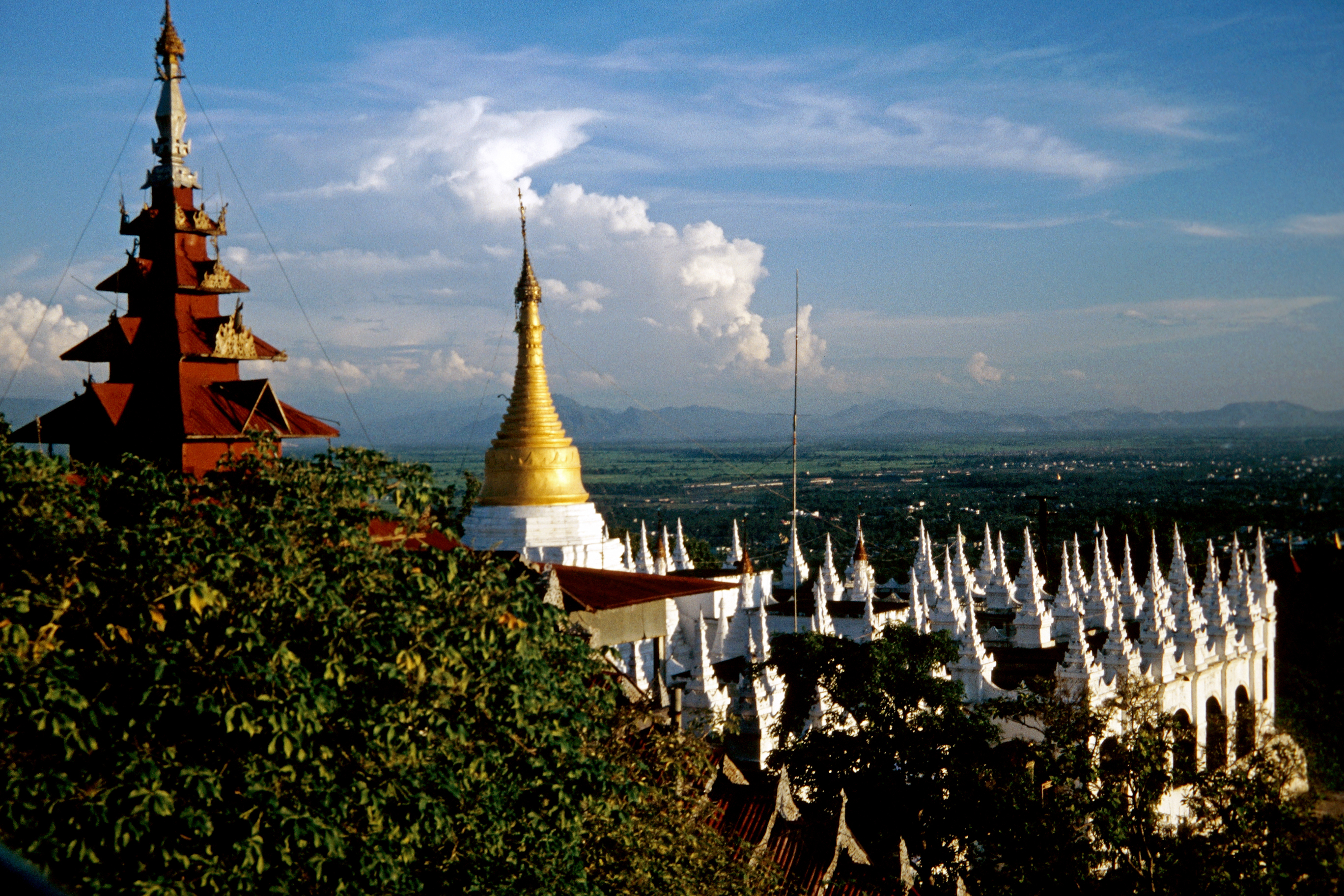 Abend auf dem Mandalay Hill